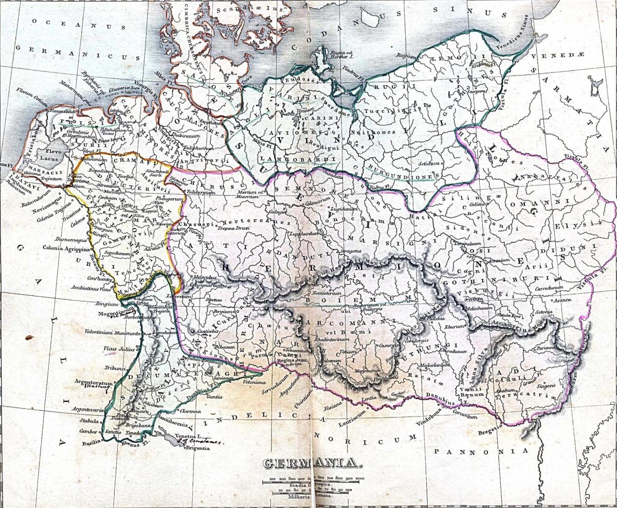 Mapa histórico de Alemania